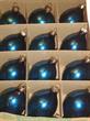 Vintage Shiny Brite blue ovals 